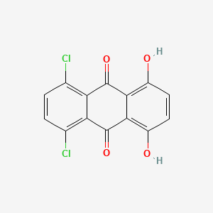 molecular formula C14H6Cl2O4 B1582933 1,4-Dichloro-5,8-dihydroxyanthraquinone CAS No. 2832-30-6