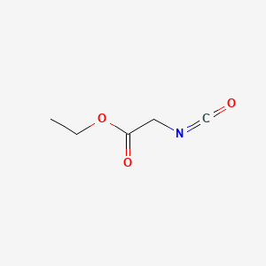 molecular formula C5H7NO3 B1582936 Ethyl isocyanatoacetate CAS No. 2949-22-6