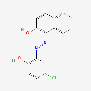 molecular formula C16H11ClN2O2 B1582942 1-(5-Chloro-2-hydroxyphenylazo)-2-naphthol CAS No. 3566-94-7