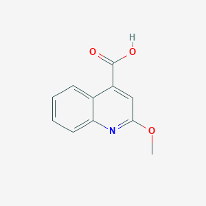 B158296 2-Methoxyquinoline-4-carboxylic acid CAS No. 10222-62-5