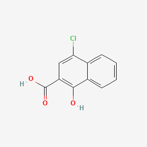 molecular formula C11H7ClO3 B1582964 4-chloro-1-hydroxynaphthalene-2-carboxylic acid CAS No. 5409-15-4