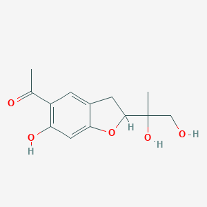 molecular formula C13H16O5 B158297 2,3-二氢-12,13-二羟基欧帕林 CAS No. 135531-75-8