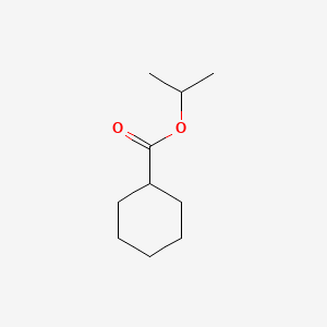 molecular formula C10H18O2 B1582975 Cyclohexanecarboxylic acid isopropyl ester CAS No. 6553-80-6