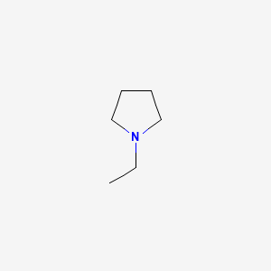 molecular formula C6H13N B1582981 1-Ethylpyrrolidine CAS No. 7335-06-0