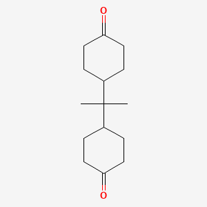 molecular formula C15H24O2 B1582982 2,2-Bis(4-oxocyclohexyl)propane CAS No. 7418-16-8