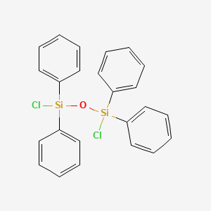 molecular formula C24H20Cl2OSi2 B1582986 1,3-Dichlorotetraphenyldisiloxane CAS No. 7756-87-8
