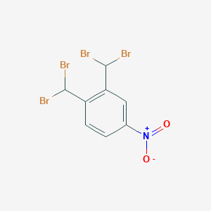 molecular formula C8H5Br4NO2 B1582994 1,2-双(二溴甲基)-4-硝基苯 CAS No. 13209-16-0