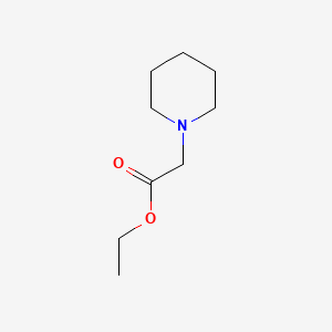 molecular formula C9H17NO2 B1583001 Ethyl 1-piperidineacetate CAS No. 23853-10-3