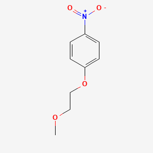 molecular formula C9H11NO4 B1583011 1-(2-Methoxyethoxy)-4-nitrobenzene CAS No. 22483-40-5