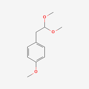 molecular formula C11H16O3 B1583012 1-(2,2-Dimethoxyethyl)-4-methoxybenzene CAS No. 42866-92-2