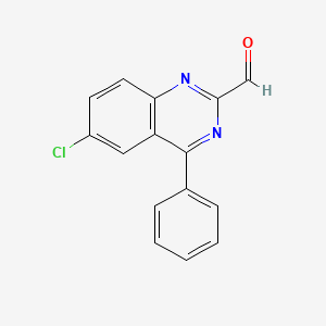6-Chloro-4-phenylquinazoline-2-carbaldehyde