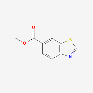 molecular formula C9H7NO2S B1583024 Methyl benzo[d]thiazole-6-carboxylate CAS No. 73931-63-2