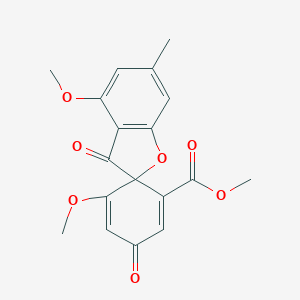 molecular formula C18H16O7 B158303 Trypacidin CAS No. 1900-29-4