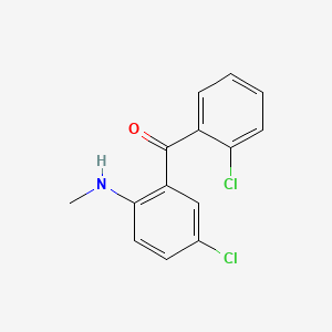 molecular formula C14H11Cl2NO B1583040 2',5-Dichloro-2-(methylamino)benzophenone CAS No. 5621-86-3