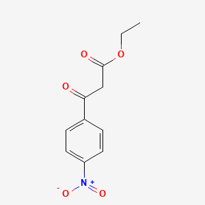 molecular formula C11H11NO5 B1583062 Ethyl 4-nitrobenzoylacetate CAS No. 838-57-3