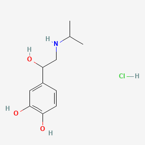molecular formula C11H18ClNO3 B1583064 Isoproterenol hydrochloride CAS No. 949-36-0