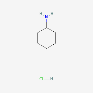 molecular formula C6H14ClN B1583071 Cyclohexylamine hydrochloride CAS No. 4998-76-9