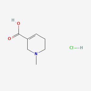 molecular formula C7H12ClNO2 B1583073 槟榔碱盐酸盐 CAS No. 6018-28-6