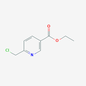 molecular formula C9H10ClNO2 B158308 Ethyl 6-(chloromethyl)nicotinate CAS No. 10177-23-8