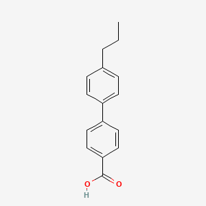 molecular formula C16H16O2 B1583083 4-(4-丙基苯基)苯甲酸 CAS No. 88038-94-2