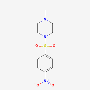 molecular formula C11H15N3O4S B1583086 1-甲基-4-(4-硝基苯磺酰基)-哌嗪 CAS No. 223785-97-5