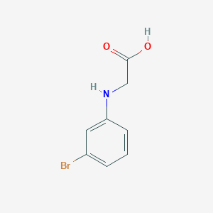 molecular formula C11H14N2O4S3 B1583087 N-(3-溴苯基)甘氨酸 CAS No. 42288-20-0