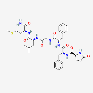 molecular formula C36H49N7O7S B1583094 P物质C端五肽 CAS No. 61123-13-5