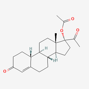 molecular formula C22H30O4 B1583101 17-Hydroxy-19-norpregn-4-ene-3,20-dione 17-acetate CAS No. 31981-44-9