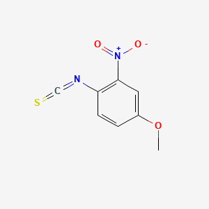 molecular formula C8H6N2O3S B1583105 4-Methoxy-2-nitrophenyl isothiocyanate CAS No. 23165-60-8