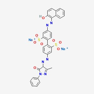 molecular formula C32H22N6Na2O8S2 B1583118 Acid Orange 56 CAS No. 6470-20-8