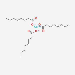 molecular formula C24H45CeO6 B1583121 Cerous octanoate CAS No. 7435-02-1
