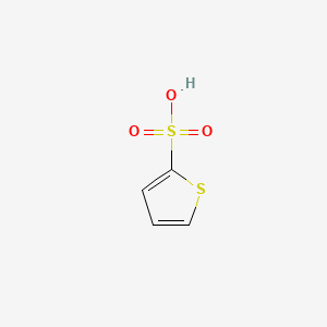 molecular formula C4H4O3S2 B1583125 Thiophene-2-sulfonic acid CAS No. 79-84-5