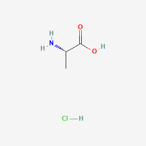 molecular formula C3H8ClNO2 B1583126 L-Alanine hydrochloride CAS No. 6003-05-0