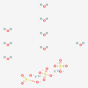 molecular formula H16O20S3Y2 B1583128 Yttrium(III) sulfate octahydrate CAS No. 7446-33-5
