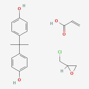 molecular formula C21H25ClO5 B1583137 Epoxy resin CAS No. 55818-57-0