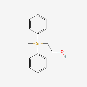 molecular formula C15H18OSi B1583140 2-(Diphenylmethylsilyl)ethanol CAS No. 40438-48-0