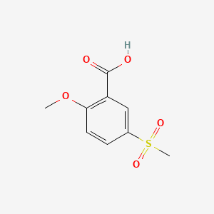 molecular formula C9H10O5S B1583143 2-甲氧基-5-(甲磺基)苯甲酸 CAS No. 50390-76-6