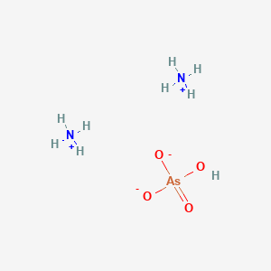 molecular formula (NH4)2HAsO4<br>AsH9N2O4 B1583155 Ammonium arsenate CAS No. 7784-44-3