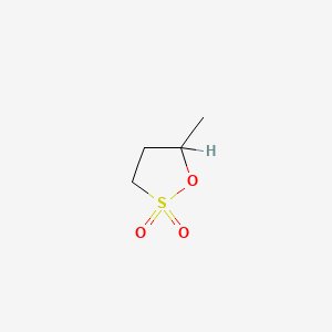molecular formula C4H8O3S B1583158 5-Methyl-1,2-oxathiolane 2,2-dioxide CAS No. 3289-23-4