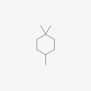 molecular formula C9H18 B1583164 1,1,4-Trimethylcyclohexane CAS No. 7094-27-1