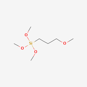 molecular formula C7H18O4Si B1583166 Trimethoxy(3-methoxypropyl)silane CAS No. 33580-59-5