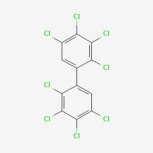 molecular formula C12H2Cl8 B1583167 2,2',3,3',4,4',5,5'-Octachlorobiphenyl CAS No. 35694-08-7
