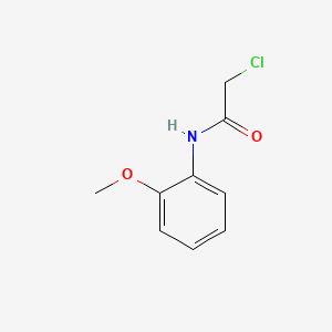 molecular formula C9H10ClNO2 B1583172 2-chloro-N-(2-methoxyphenyl)acetamide CAS No. 55860-22-5
