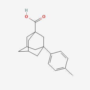 molecular formula C18H22O2 B1583173 3-(4-Methylphenyl)adamantane-1-carboxylic acid CAS No. 56531-69-2