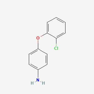 molecular formula C12H10ClNO B1583174 4-(2-氯苯氧基)苯胺 CAS No. 56705-85-2