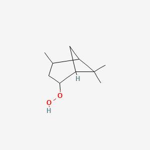 molecular formula C10H18O2 B1583183 Hydroperoxide, 2,6,6-trimethylbicyclo(3.1.1)hept-2-yl CAS No. 28324-52-9