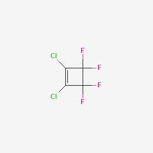 molecular formula C4Cl2F4 B1583189 1,2-Dichlorotetrafluorocyclobutene-1 CAS No. 377-93-5