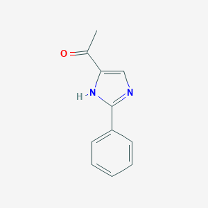 molecular formula C11H10N2O B158319 1-(2-Phenyl-1H-imidazol-5-YL)ethanone CAS No. 10045-68-8