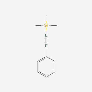 molecular formula C11H14Si B1583190 1-Phenyl-2-(trimethylsilyl)acetylene CAS No. 2170-06-1