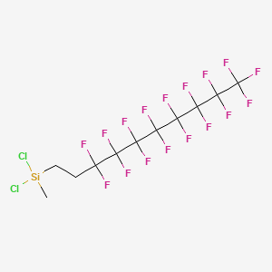 molecular formula C11H7Cl2F17Si B1583191 1H,1H,2H,2H-Perfluorodecylmethyldichlorosilane CAS No. 3102-79-2